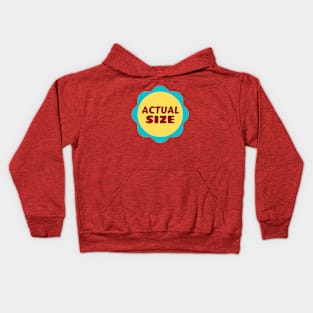 Actual Size - Cute Kids And Newborn Baby Kids Hoodie